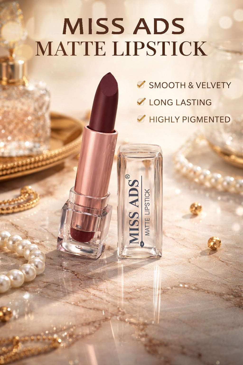 Matte Finish Lipstick MAML55RMM Main image