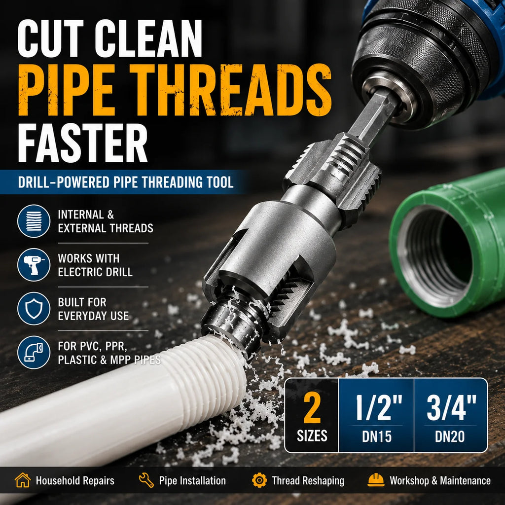 🔥Integrated Internal & External Pipe Threading Tool