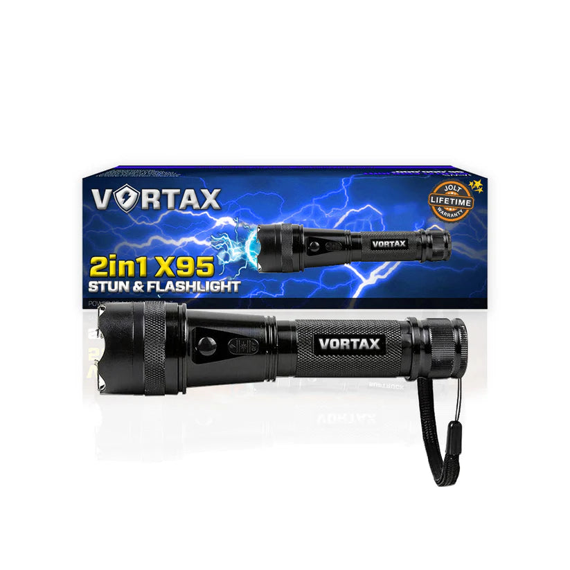 💥 2026 Upgraded 75% OFF ️🔦 VORTAX X95 2in1 Tactical Stun & Flashlight ⚡ Light Your Path, Stop Any Threat