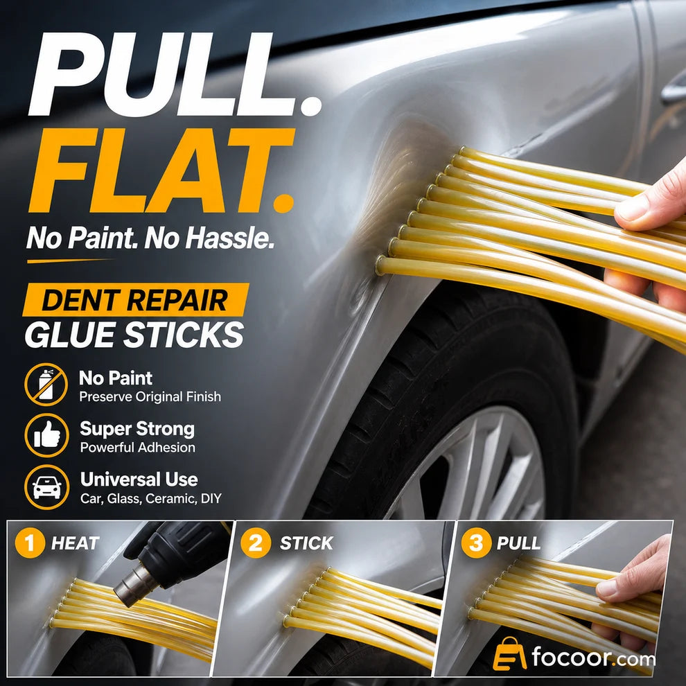 🛠️Fix car dents effortlessly! 🚗Paintless Dent Repair Glue Stick for Car