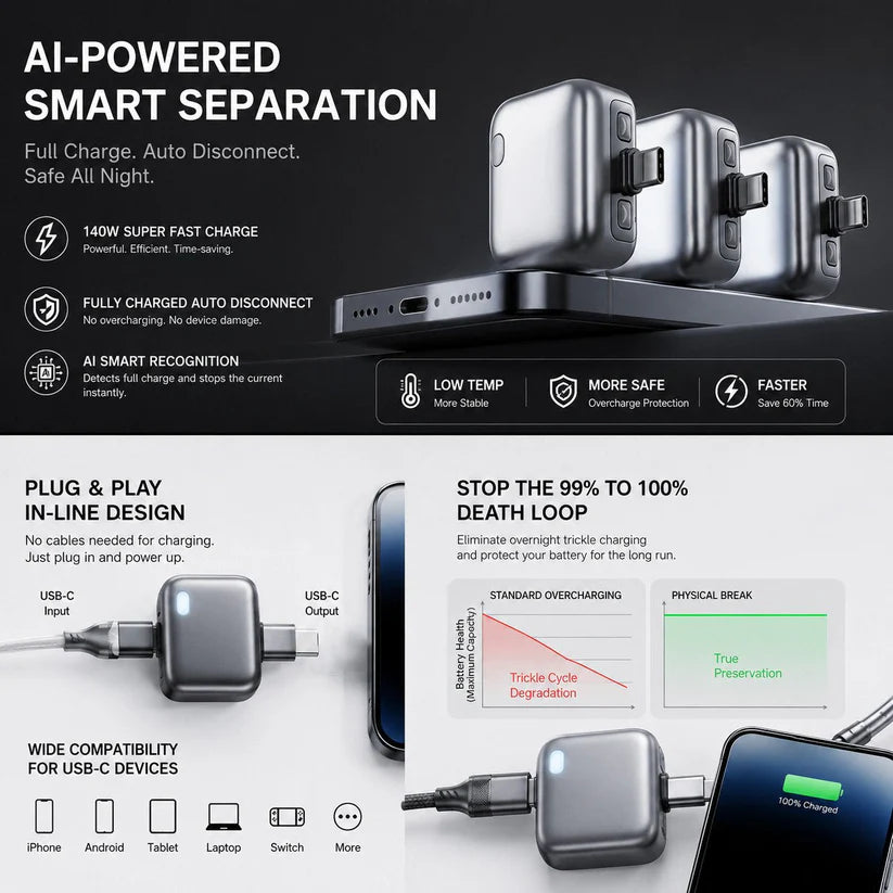 VoltSmart Pro Auto-Cut Charging Adapter