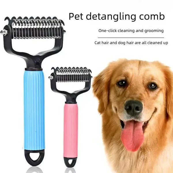 PawGroom Dual-Action Pet Brush