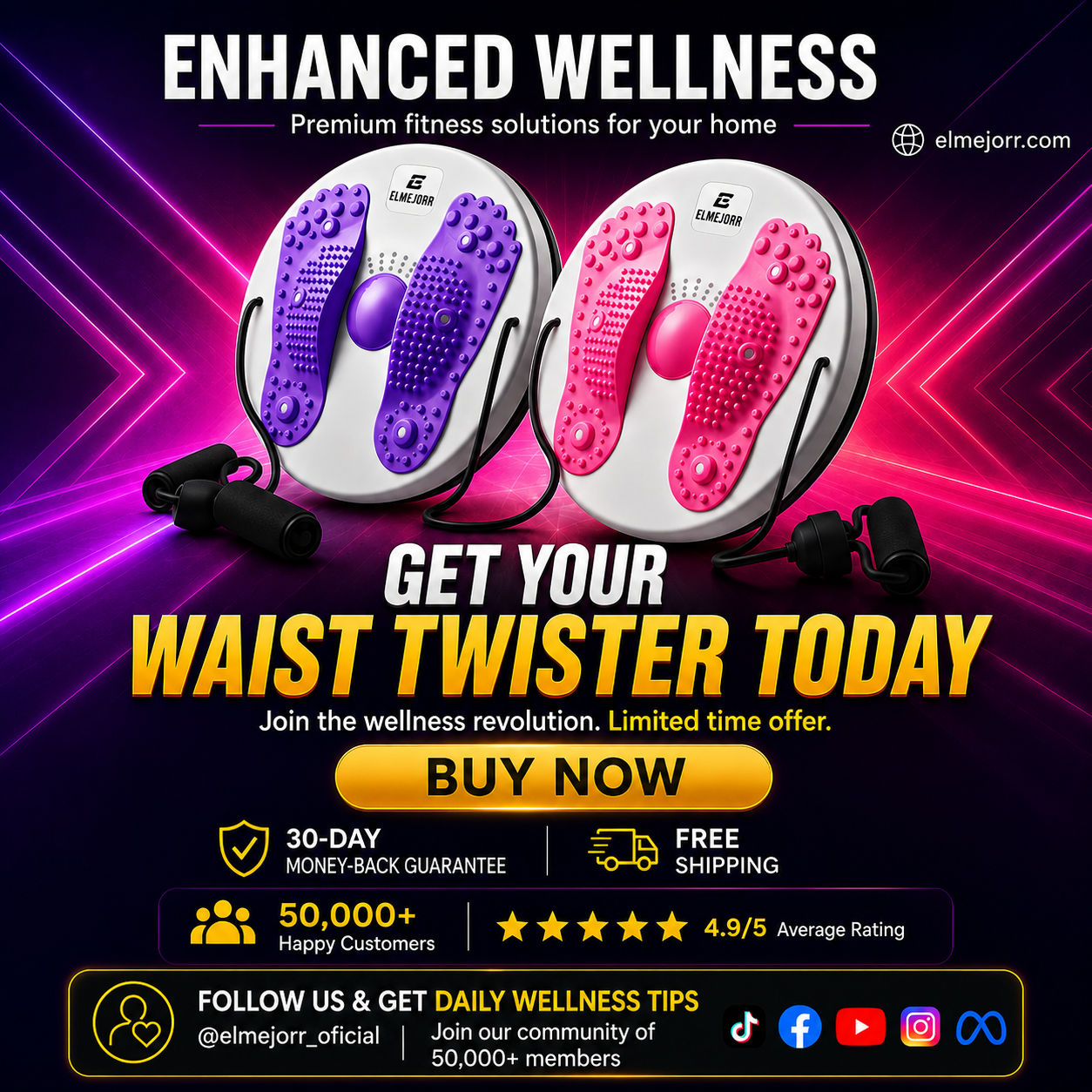 CoreTwist Pro Balance Trainer — At-Home Fat Burn & Circulation Disc