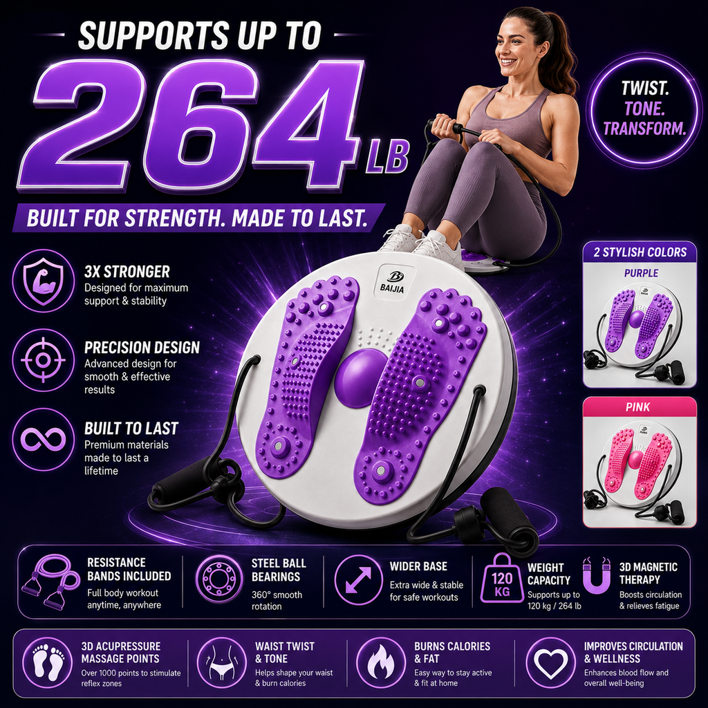 CoreTwist Pro Balance Trainer — At-Home Fat Burn & Circulation Disc