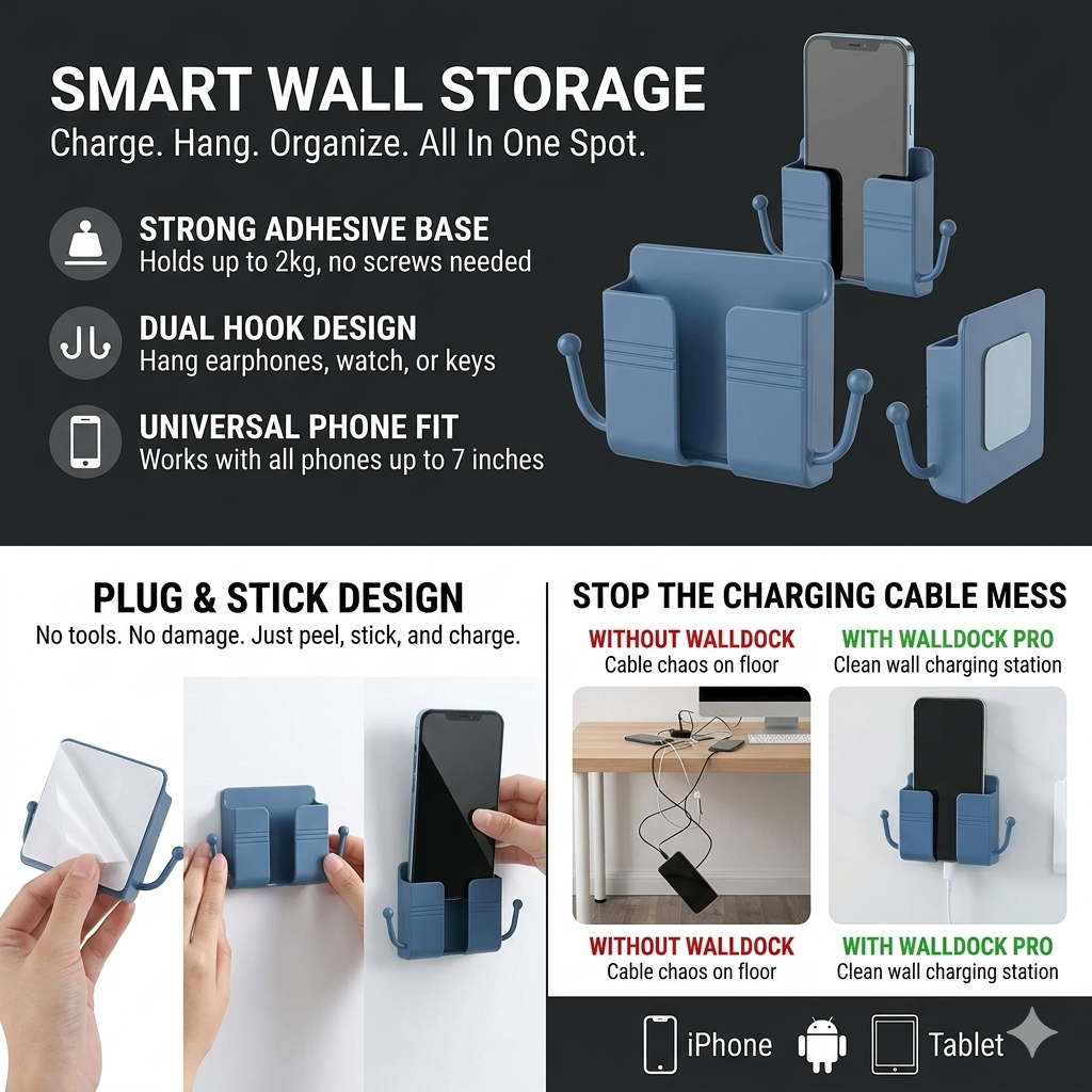 Wall Dock Pro Wall Organizer | 🔥Buy 1 Get 1 Free🔥