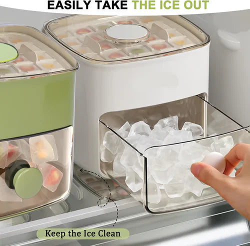 🥳2026 HOT SALE🥳💞50K+ SOLD!🧊Portable Ice Maker with Lid and Storage Box (48 cubes) Secondary image