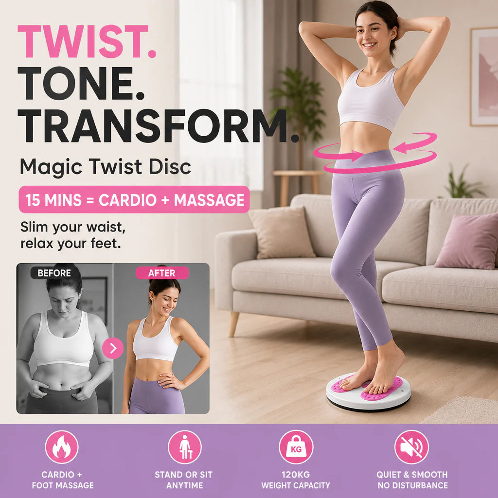 ✨ Waist Twisting Massage & Exercise Balance Board – Burn Fat, Slim Waist & Improve Circulation at Home Secondary image