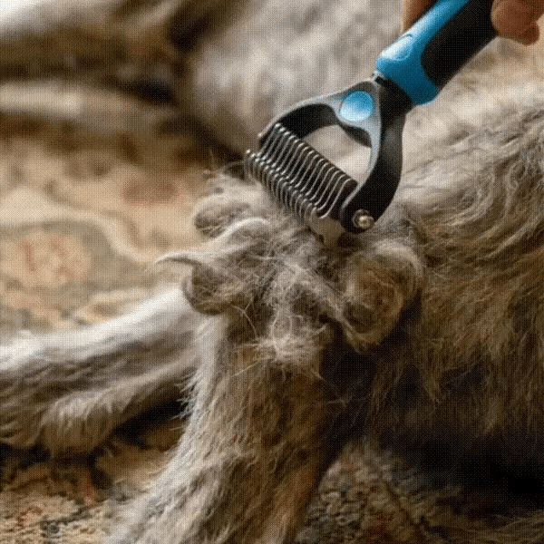 PawGroom Dual-Action Pet Brush
