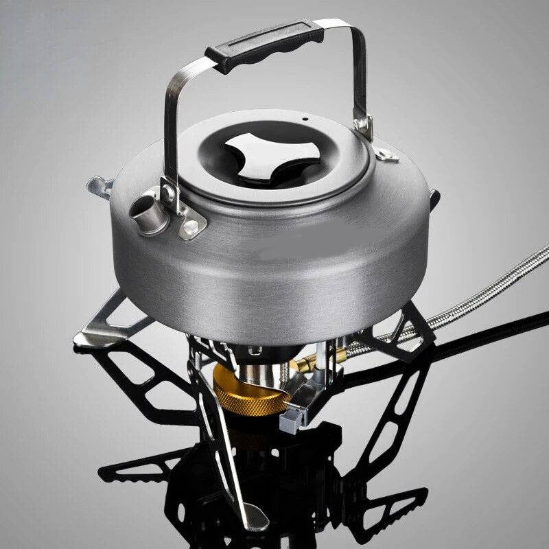 ⛺Camping Gas Burner – 5800 W, Piezoelectric Ignition, Wind Resistant