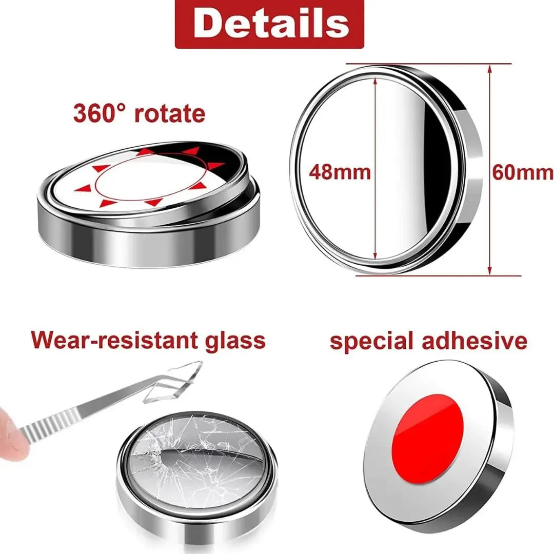 Wide-Angle Car Blind Spot Mirror