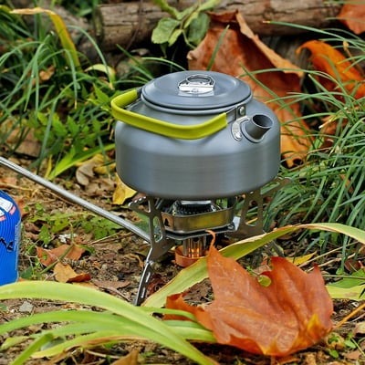⛺Camping Gas Burner – 5800 W, Piezoelectric Ignition, Wind Resistant