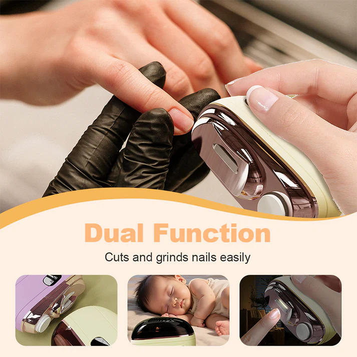 🌟 2-in-1 Smart Electric Nail Clipper & Polisher ✂️💅 Main image