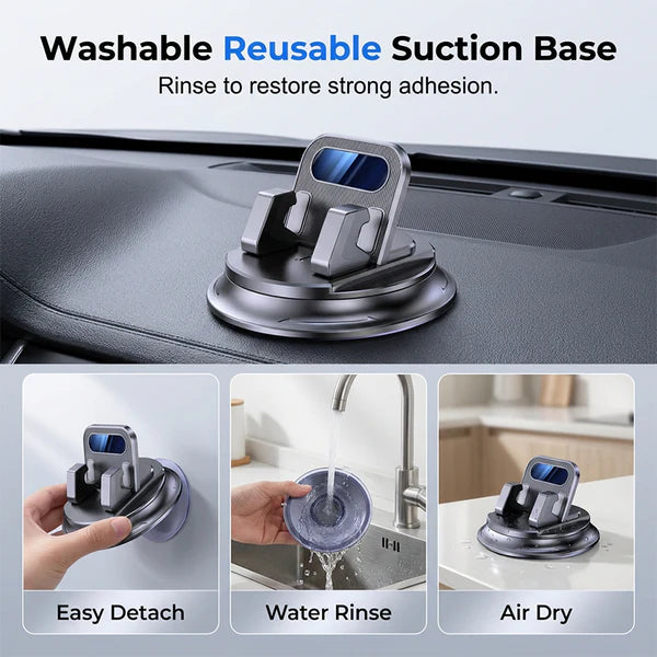 🚗 50% OFF NOW!📱 Rotating Dashboard Car Phone Holder – 360° Adjustable & Non-Slip – Hands-Free Phone Mount 🛡️