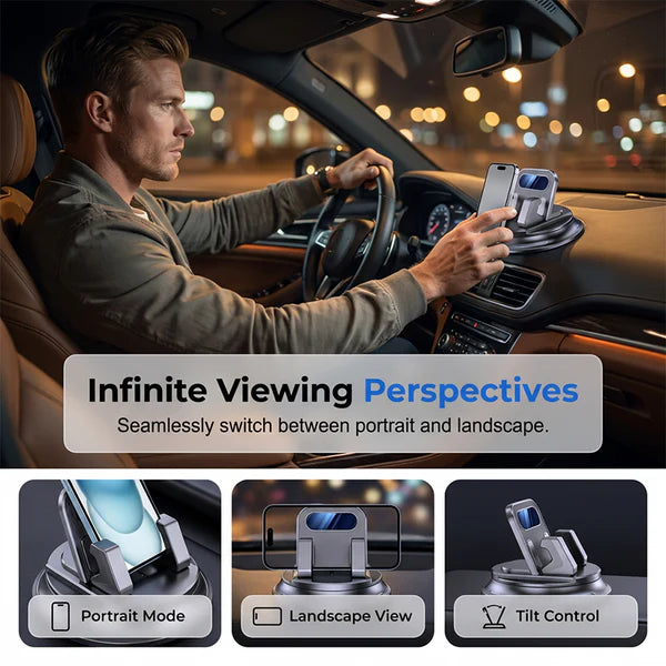 🚗 50% OFF NOW!📱 Rotating Dashboard Car Phone Holder – 360° Adjustable & Non-Slip – Hands-Free Phone Mount 🛡️
